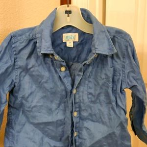 3T linen dress shirt children's place